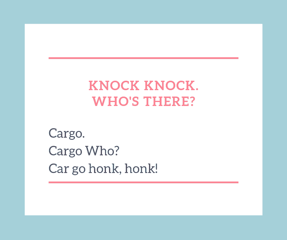 KNOCK KNOCK CAR JOKE