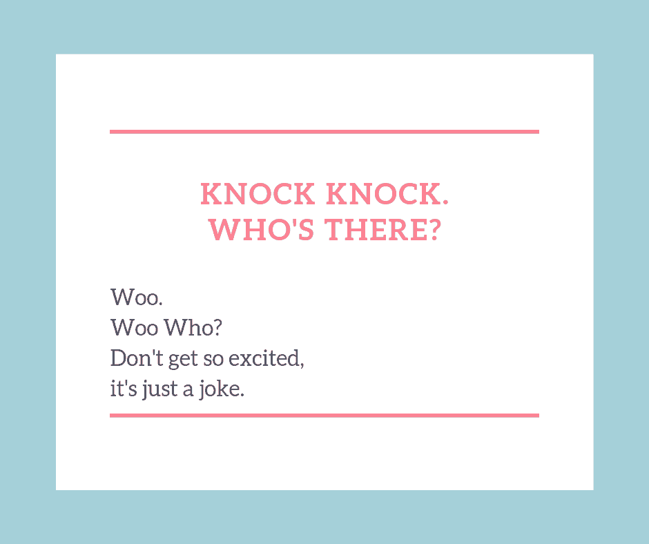 Knock knock jokes for kids -Woo