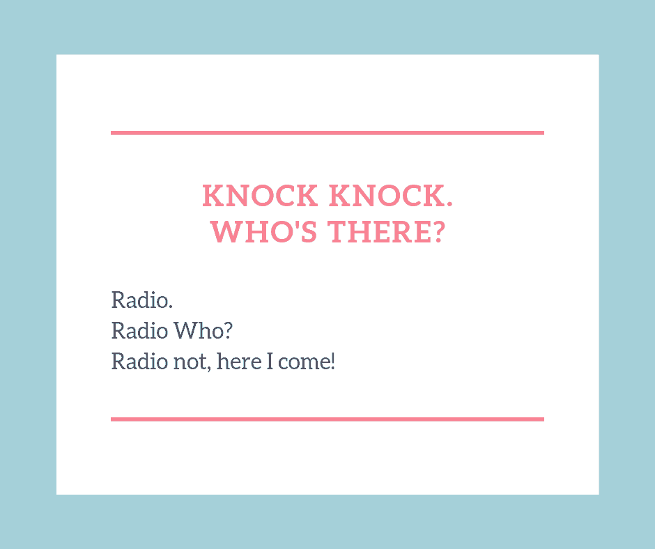 Knock knock jokes for kids radio