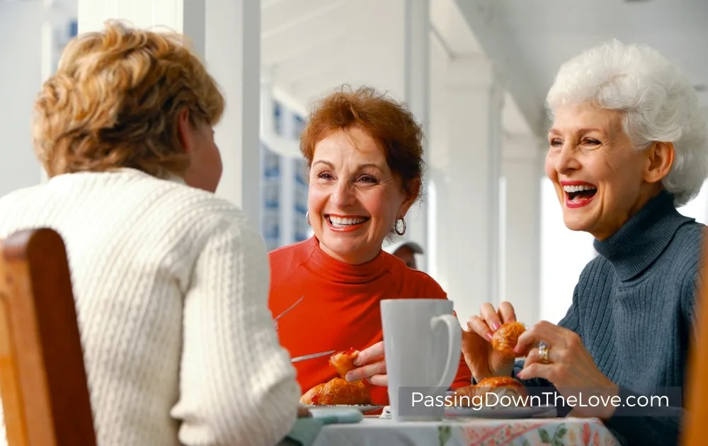 women dining out