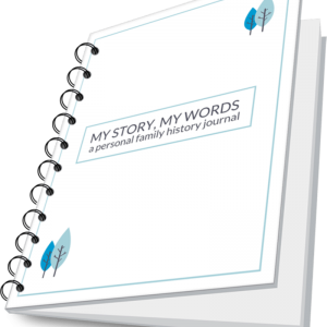 My Story My Words Personal History Journal Printable