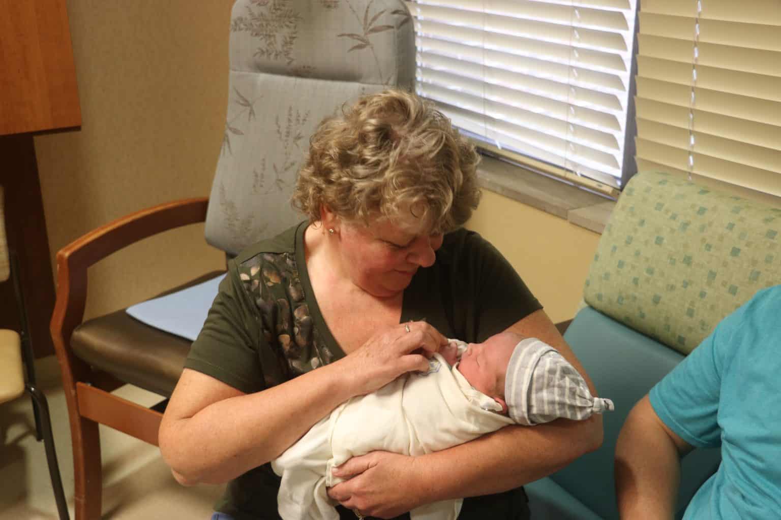 becoming a grandmother for the first time