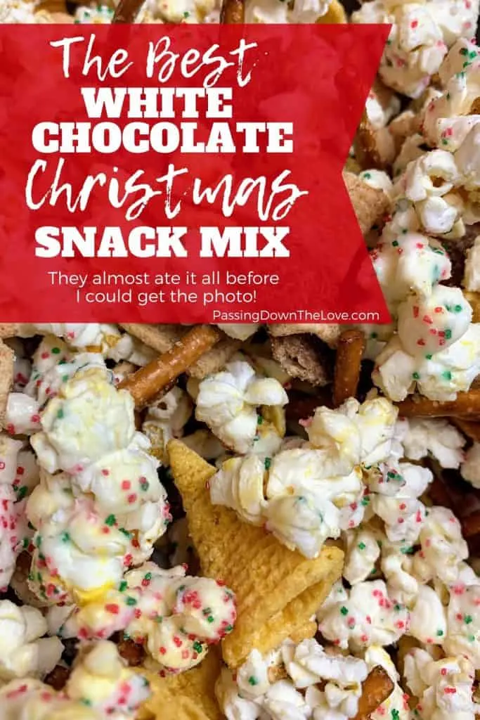 Christmas snack mix