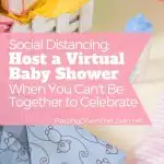 Virtual baby shower