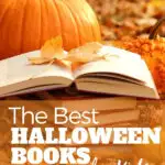 books and pumpkin