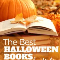 books and pumpkin