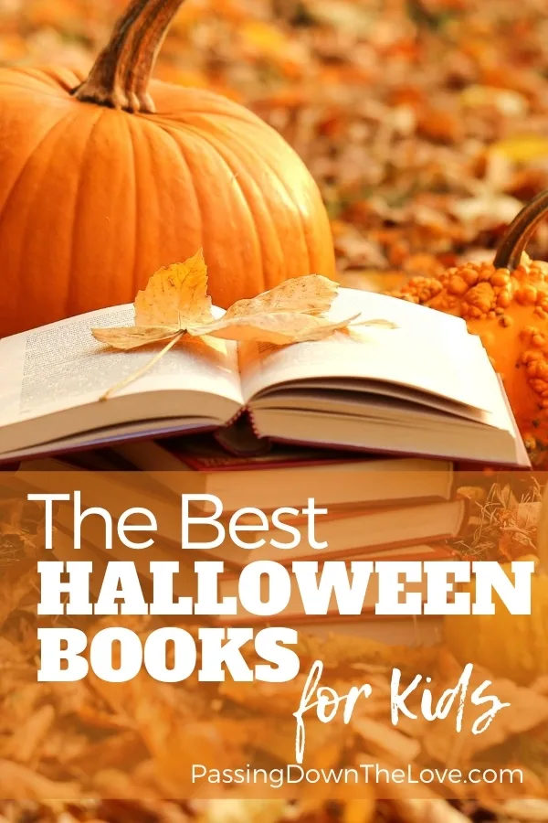 books and pumpkin