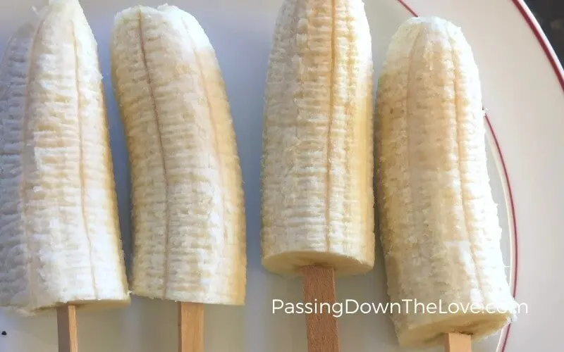 Bananas on a stick