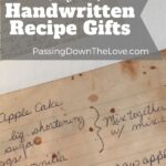 handwritten recipe